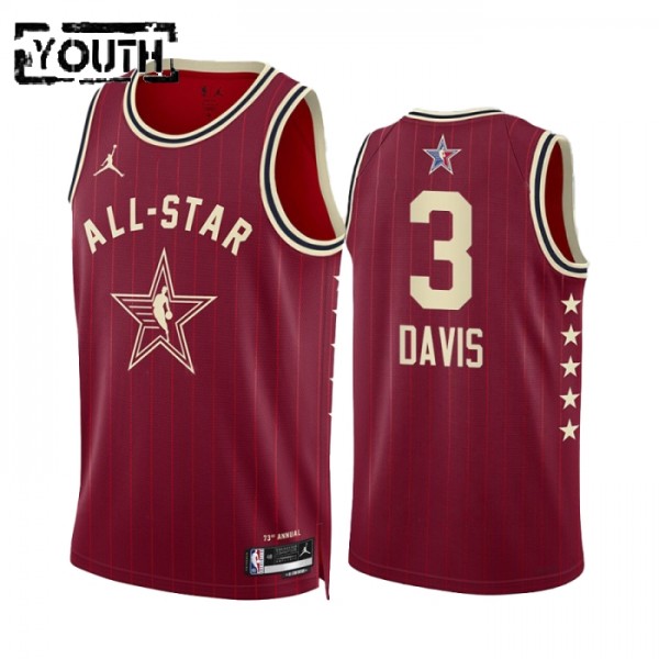 All-Star 2024 Trikot Western Conference Anthony Davis Rot Swingman - Kinder